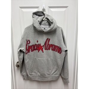 GRACIE ABRAMS TSOU Deluxe Heather Grey Star Hoodie Size Small